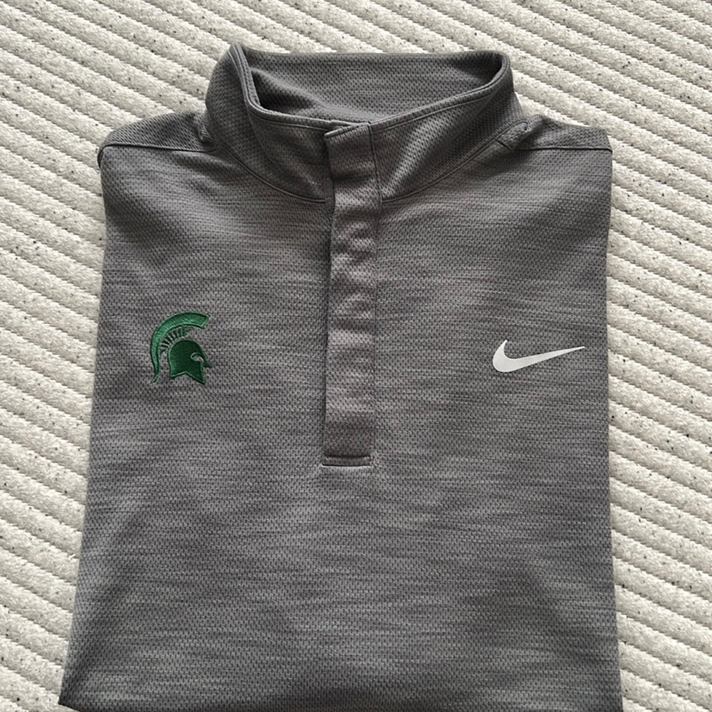 Michigan State / Nike Elite long sleeve golf shirt